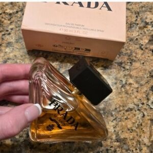 Prada bottle with box,barely used